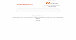Desktop Screenshot of aplicacionesblackberry.co